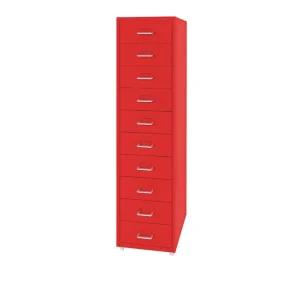Office Large Capacity 10 Floor Drawer Color Vertical Mobile Steel File Storage Cabinets