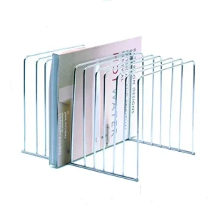Office Metal Magazine Book Stand Office Wire File Rack Organizer