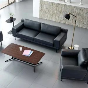 Office Modern Luxury Sofa Set Furniture Customizable Sectional Sofas Genuine Leather Waterproof and Breathable Sofa