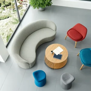Office Modular Sofa Public Reception Waiting Lounge Sofa Office Furniture Business Round Office Sofa