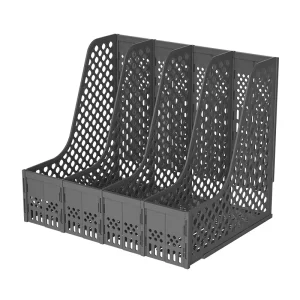 Office Organizer Desk A4 File Rack Desktop File Divider Paper Storage Organizer Magazine Holder