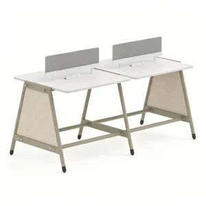 Office Partition Workstation 2 4 6 Person Shared Desk Modular Office Furniture with Privacy Screen for Workspace Design