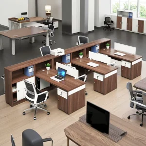 Office Partitions Configuration with Modular Office Desk Office Table Systems for Hospitals Office Building Office Workstation