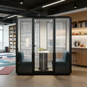 Office Pods Acoustic Glass Movable Modern Villa Hospital Cubicle Room Conference Small Mini Quiet Seating