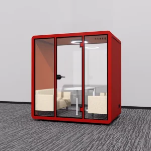Office Privacy Soundproof Booth Modular Contemporary Lounge Room Mobile Meeting Interview Pod For Hotel & Hospital Use