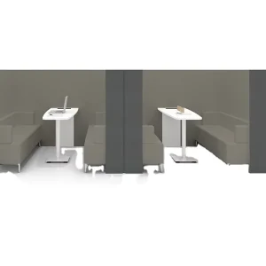 Office Private Meeting Sofa High Back Commercial Chatting Area Modern Soundproof Meeting Pod Negotiate Set
