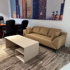 Office Sofa Commercial Office Corner Sofa Comfortable Modular Leather Office Couch Set