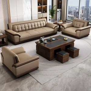 Office Sofa Modern Minimalist Sofa for Home Entertainment and Hospitality Reclining Living Room Furniture