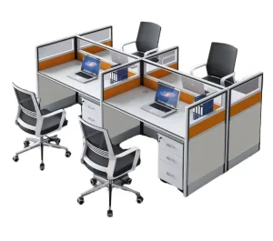 Office Staff Desk and Workstations Modular Partition Cubicle Panel System for Office Cubicles Workstation Modular