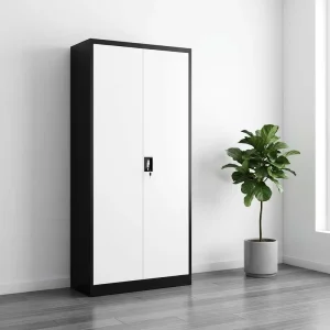 Office Steel 2 Doors Filing Cabinet Office Filing Cabinet 2 Swing Door Steel Cupboard With 4 Shelves
