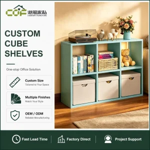 Office Storage Cabinet Wood Kitchen Cabinets Wall Display Shelves Cube Bookcase File Cabinet Living Room Cabinets