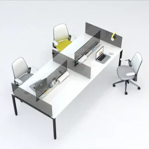 Office Workstation 4 Person Workstation Desk Office Furniture 4 Seats Office Workstation