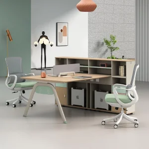 Office Workstation Desk WJ 13 Modern Office Furniture OEM ODM custom size color and logo