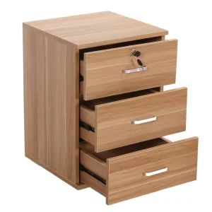Office Workstation Equipment Under Desk 3 Drawer Vertical Mobile File Cabinet
