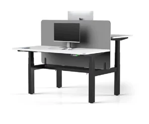 Office Workstation Four Motors Electric Sit Stand Desk Frame Kit 4 Leg Standing Desk