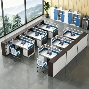 Office Workstation Modular Office Workstations Cubicle Workstation Desk 6 8 Seater Office Partition Workstation Table Furniture