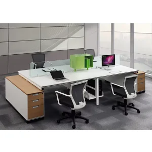 Office partition open office cubicle 4 person composite workstation