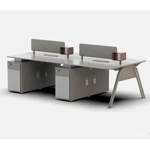 Oficina Workstation Table Standing Computer Desk Office Working Table L Shape Modular Staff Office Cubicle Workstation Desk