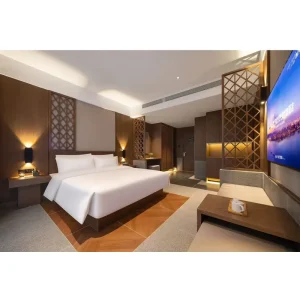 One Stop Hotel Project Solid Wood Modern Luxury Custom Design 5 Star Full Hotel Bedroom Furniture Set Guest Room