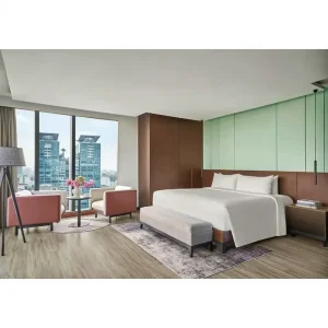 One-stop Hotel Bedroom Renovation Furniture Set FF&E Project Solution for Hospitality Refurbishment 4 Star Guestroom Furniture