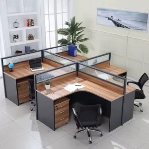 Open Plan Office System Furniture Modular Office Table Partition Co-Working Furniture Workstation