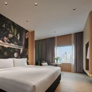 Orangefurn Modern Bespoke Resort Furniture Luxury Hotel Room Furniture Set One Stop Solution 3 4 5 Star Hotel Bedroom Furniture