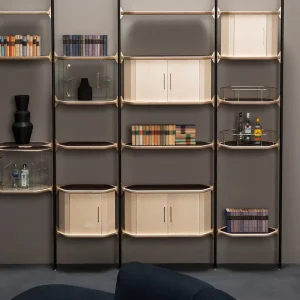 Original Design Office Bookshelf with Drawer for Home Work Office Multi-function Bookshelf