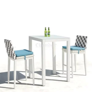 Outdoor Aluminum bar Table bar Chairs and Tables Balcony bar Table and Chair