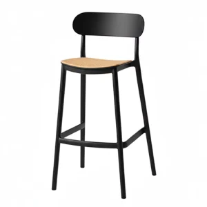 Outdoor Bar Stool Modern Design Dining Chairs Stackable High Legs PP Plastic Bar Chairs Manufacturer