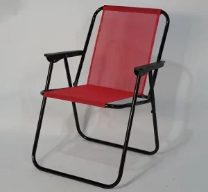 Outdoor Custom Portable Modern Lightweight Durable Foldable Metal Summer Leisure Beach Chair for Hotel Use