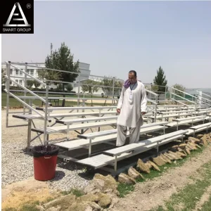Outdoor Events Aluminum Alloy Bleachers Grandstand Outdoor Temporary Construction Aluminum Grandstand Bleachers Bench Seating