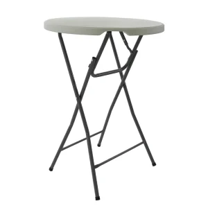 Outdoor Furniture BAR Hotel Table Folding Table Plastic Garden Patio Pool Furniture Round Table Dining 80cm