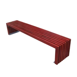Outdoor Furniture Modern Wooden Backless Bench Seat Outside Park Public Garden Patio Antique Rustic Teak Bench Seating