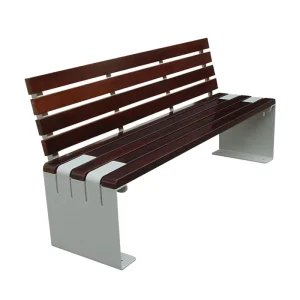Outdoor Furniture Public Park Street Commercial Reclaimed Wood Bench Seating Outside Garden Patio Long Vintage Seat Benches