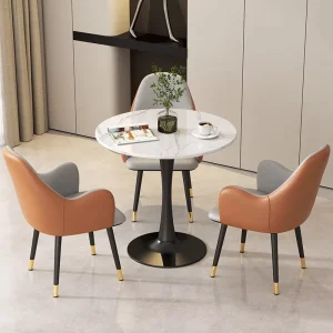 Outdoor Furniture Round Tables and Chairs for Rest Office and Hotel Reception Leisure and Light Luxury Tables and Chairs