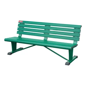 Outdoor Furniture Steel Sitting Bench Outside Park Old Painted Metal Bench Seating Public Garden Patio Aluminum Bench Chair