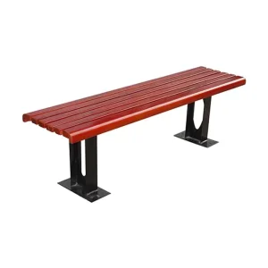 Outdoor Furniture Wood Rustic Sitting Bench Seat Outside Park Hardwood Bench Seating Public Garden Patio Bench