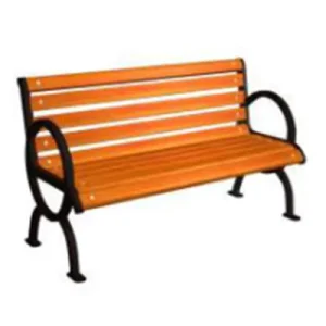 Outdoor Metal Bench Seat Durable Modern Design for Apartment Patio 2 or 3 Seating Capacity