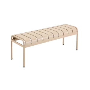 Outdoor Metal Patio Ottoman Benchs Seating