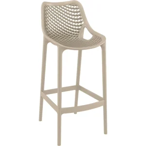 Outdoor Modern Stool Breakfast Plastic High Leg Bar Chair Air Bar Stool