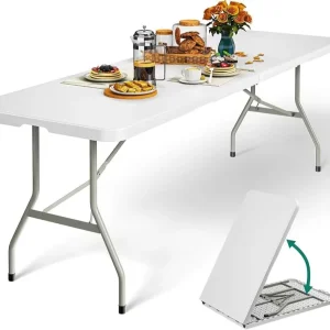 Outdoor Party Folding Hotel Room Wed Tables Stable Hotel Banquet Tables High Weight Capacity Hotel Lobby Tables