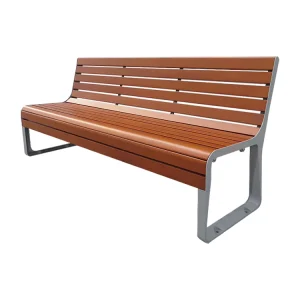 Outdoor Street Furniture Patio Leisure Park Bench Seat Wood Public Bench