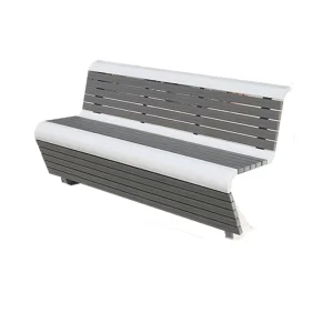 Outdoor Unique Design Street Furniture Garden Leisure Park Bench Wooden Public Bench Seating Solutions Durable