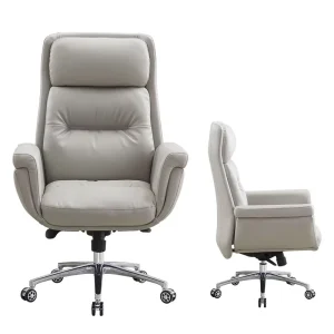 Ouyi Boss Executive Office Chair High Back Leather Adjustable Computer Home Simple Modern Meeting Model 709