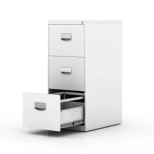 Oval Door Handle Series 3 Drawer Vertical File Cabinet