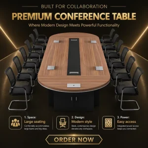 Oval Modern Extendable Wood Panel Executive Meeting Table Large Commercial Office Furniture