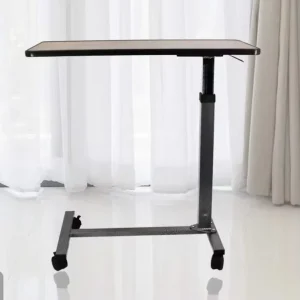 Over Bed Table with Wheels Hospital Furniture Multifunctional Home Study air Pressure Lifting Table