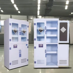 PP Plastic Laboratory Glassware and Reagent Storage Cabinets for Chemistry and Physics for School Hospital Use