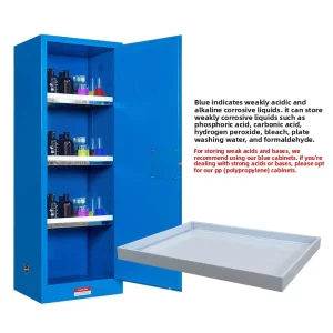 PP Polypropylene Corrosion Resistant Acid Alkali Reagent Cabinet Laboratory High Temperature Resistant Leak Proof Tray