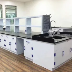 PP Raw Material Laboratory Furniture Laboratory Island Table Chemical Resistance and Clean Work Top